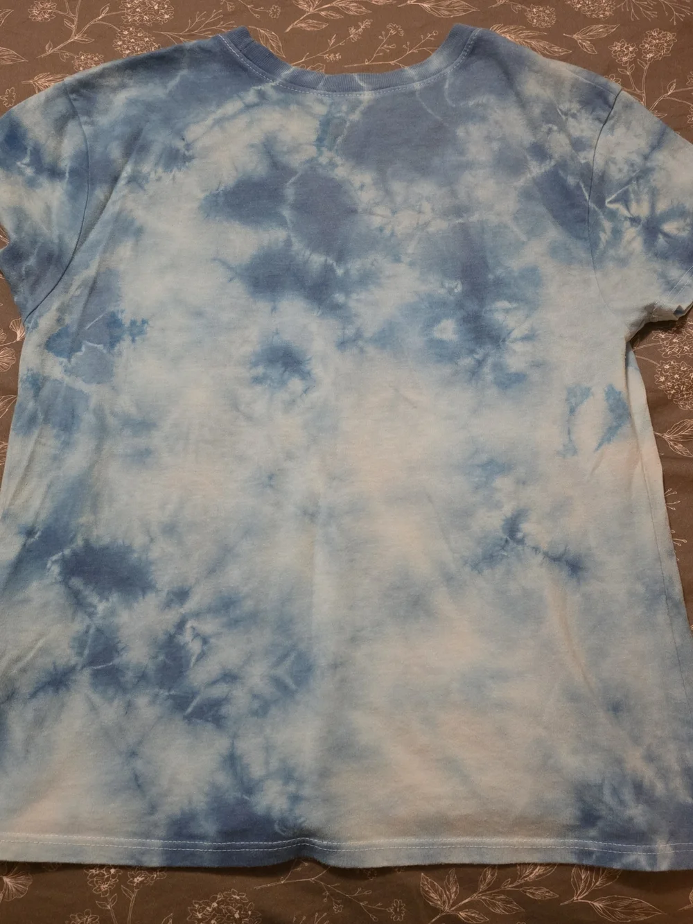 Justice Blue Tie-Dye Popsicle Logo Tee